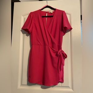 Hot pink romper